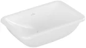 Villeroy & Boch Loop & Friends Раковина для установки под столешницу, внутренний размер 450 x 280 x 115 mm, Альпийский белый, с переливом 4A560001