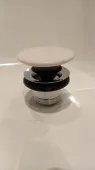 Villeroy & Boch Аксессуары Нажимной донный клапан с керамической крышкой, 72 x 72 x 100 mm, Альпийский белый 68170001