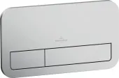 Villeroy & Boch Kлавиша смыва Viconnect 200S, Смыв с 2 объемами, Матовый хром 92249069