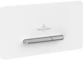 Villeroy & Boch Kлавиша смыва Supreo (только для инсталляции Supreo), Смыв с 2 объемами, Белое Стекло V99442RE
