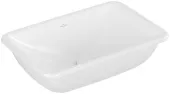 Villeroy & Boch Loop & Friends Раковина для установки под столешницу, внутренний размер 540 x 340 x 135 mm, Альпийский белый, без перелива, наружная сторона покрыта глазурью 4A570101