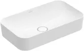 Villeroy & Boch Finion Раковина для установки на столешницу, 600 x 350 x 115 mm, без перелива, Альпийский белый CeramicPlus 414361R1