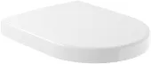 Villeroy & Boch Subway 2.0 Сиденье с крышкой для унитаза, с функцией автоматического опускания (SoftClosing), со снимаемым сиденьем (QuickRelease), Альпийский белый 9M68S101
