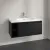 Villeroy & Boch Skyla КОМПЛЕКТ Тумба под раковину, 1 выдвижной ящик, 972 x 436 x 439 mm, Volcano Black +Skyla Pаковина для установки на тумбу, 1000 x 470 x 165 mm, с переливом, Альпийский белый C79000VL+5A51A501