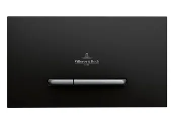 Villeroy & Boch Kлавиша смыва Viconnect 300S, Смыв с 2 объемами, Черная Матовая 922169AN