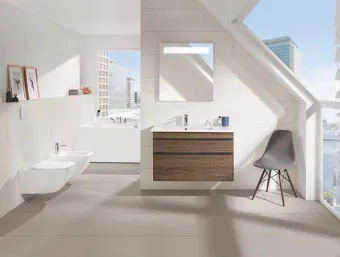 Villeroy & Boch Venticello Комбинированная упаковка, настенный, смыв DirectFlush, Альпийский белый CeramicPlus 4611RLR1