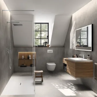 Villeroy & Boch Subway 2.0 Сиденье с крышкой для унитаза SlimSeat, с функцией автоматического опускания (SoftClosing), со снимаемым сиденьем (QuickRelease), Альпийский белый 9M78S101