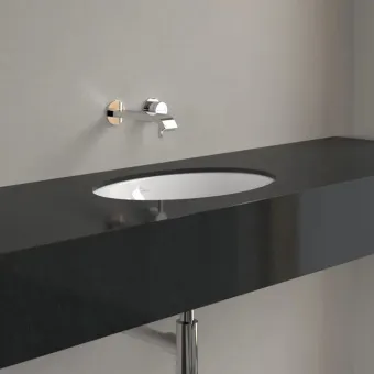 Villeroy & Boch Loop & Friends Раковина для установки под столешницу, внутренний размер 485 x 325 x 160 mm, Альпийский белый, с переливом 4A540001
