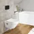 Villeroy & Boch Kлавиша смыва Viconnect 200S, Смыв с 2 объемами, Черная Матовая 922490AN