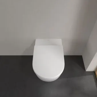 Villeroy & Boch Subway 3.0 Приставной унитаз, смыв TwistFlush,покрытие с CeramicPlus Альпийский белый 4671T0R1