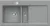 Villeroy & Boch Subway 60 Мойка, включая Комплект слива , 1000 x 510 mm, Graphite CeramicPlus 677000SL