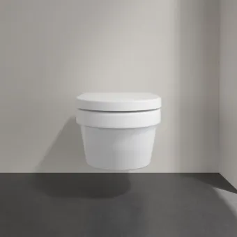 Villeroy & Boch Architectura Сиденье с крышкой для унитаза, с функцией автоматического опускания (SoftClosing), со снимаемым сиденьем (QuickRelease), Альпийский белый 98M9C101