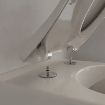 Villeroy & Boch Subway 2.0 Унитаз с открытым смывным краем, настенный, смыв DirectFlush, Pergamon CeramicPlus 5614R0R3+Сиденье с крышкой для унитаза, с функцией авто опускания (SoftClosing), со снимаемым сиденьем (QuickRelease), Pergamon 9M78S1R3