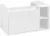 Villeroy & Boch Skyla КОМПЛЕКТ Тумба под раковину, 1 выдвижной ящик, 772 x 436 x 439 mm,Brilliant White + Skyla Pаковина для установки на тумбу крыло справа, 800 x 460 x 160 mm, с переливом, Альпийский белый C78800VE+5A52L101