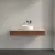 Villeroy & Boch Antao Тумба под раковину, с подсветкой, 1 выдвижной ящик, 1200 x 190 x 500 mm, фронтальная поверхность со структурной обработкой, Warm Walnut / Botticino L10113HM