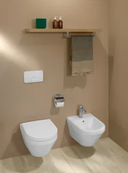 Villeroy & Boch Architectura Биде, настенный, 370 x 530 mm, Альпийский белый 74870001