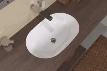 Villeroy & Boch Architectura Раковина для установки под столешницу, внутренний размер 570 x 375x 125 mm, Альпийский белый, с переливом 5A766001