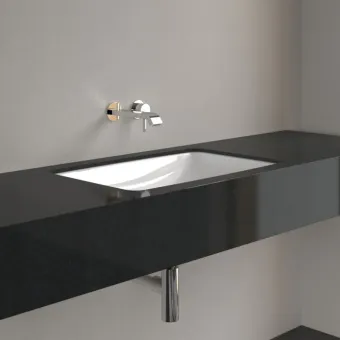 Villeroy & Boch Loop & Friends Раковина для установки под столешницу, внутренний размер 615 x 380 x 140 mm, Альпийский белый, без перелива, наружная сторона покрыта глазурью 4A580101