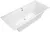 Villeroy & Boch Squaro Edge 12 Ванна Duo, 1800 x 800 mm, Альпийский белый UBQ180SQE2DV-01
