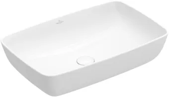 Villeroy & Boch Artis Раковина для установки на столешницу, 580 x 385 x 130 mm, Альпийский белый CeramicPlus, без перелива, нешлифованный 417258R1