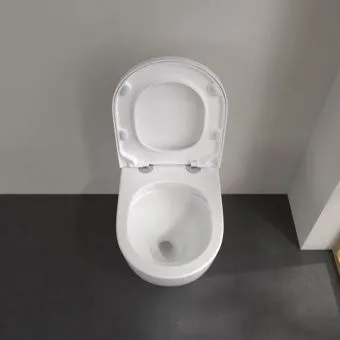 Villeroy & Boch Subway 3.0 Приставной унитаз, смыв TwistFlush,покрытие с CeramicPlus Альпийский белый 4671T0R1