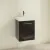 Villeroy & Boch Avento КОМПЛЕКТ Тумба под раковину, 1 дверь, 430 x 514 x 352 mm, Стекло черное A88700B3 +Avento Раковина компактная, 450 x 370 x 180 mm, Альпийский белый, с переливом, нешлифованный 73584501