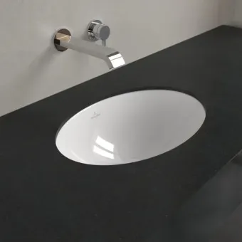 Villeroy & Boch Loop & Friends Раковина для установки под столешницу, внутренний размер 430 x 290 x 140 mm, Альпийский белый, с переливом 4A530001