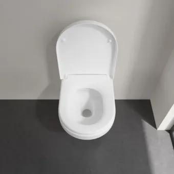 Villeroy & Boch Architectura Сиденье с крышкой для унитаза, с функцией автоматического опускания (SoftClosing), со снимаемым сиденьем (QuickRelease), Альпийский белый 98M9C101