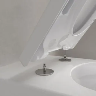 Villeroy & Boch Subway 3.0 Приставной унитаз, смыв TwistFlush,покрытие с CeramicPlus Альпийский белый 4671T0R1