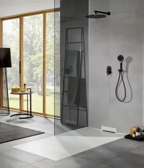 Villeroy & Boch Универсальные душевые устройства Душевой кронштейн черный TVC000453510K5
