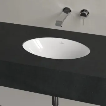 Villeroy & Boch Loop & Friends Раковина для установки под столешницу, внутренний размер 430 x 290 x 140 mm, Альпийский белый, с переливом 4A530001