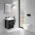 Villeroy & Boch Avento КОМПЛЕКТ Тумба под раковину, 1 дверь, 430 x 514 x 352 mm, Стекло черное A88700B3 +Avento Раковина компактная, 450 x 370 x 180 mm, Альпийский белый, с переливом, нешлифованный 73584501