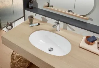 Villeroy & Boch O.novo Раковина для установки под столешницу, внутренний размер 600 x 350 x 160 mm, Альпийский белый, с переливом 41626001