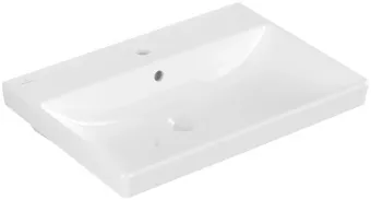 Villeroy & Boch Avento Pаковина, 650 x 470 x 180 mm, Альпийский белый, с переливом, нешлифованный 41586501