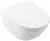 Villeroy & Boch Subway 3.0 Унитаз с открытым смывным краем, настенный, смыв TwistFlush, Stone White (Белый матовый) CeramicPlus Мос2 4670T0RW Уценка