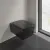 Villeroy & Boch Memento 2.0 Унитаз с открытым смывным краем, настенный, смыв DirectFlush, Pure Black CeramicPlus + Сиденье + Биде