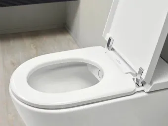 Villeroy & Boch ViClean-I200 унитаз-биде, унитаз с вертикальным смывом с открытым смывным краем, Альпийский белый CeramicPlus V0E200R1