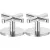 Villeroy & Boch Dawn Комплект ручек двухвентильных + излив TVW10613015361+TVW10612015361
