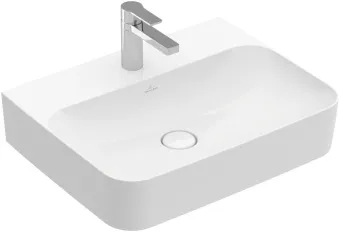 Villeroy & Boch Finion Pаковина, 600 x 470 x 164 mm, без перелива, Альпийский белый CeramicPlus 416861R1
