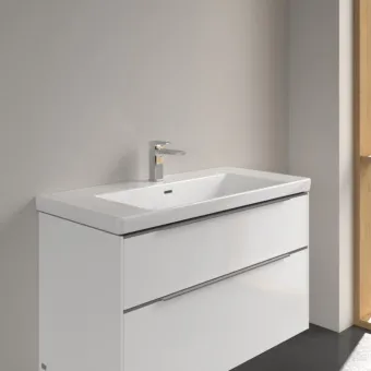 Villeroy & Boch Subway 3.0 Pаковина для установки на тумбу, 1000 x 470 x 165 mm, с переливом, Альпийский белый 4A70A501