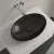 Villeroy & Boch Loop & Friends Раковина для установки на столешницу, 560 x 385 x 120 mm, Pure Black CeramicPlus, без перелива 4A4701R7