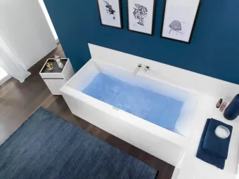 Villeroy & Boch Squaro Edge 12 Ванна Duo, 1900 x 900 mm, Альпийский белый UBQ190SQE2DV-01