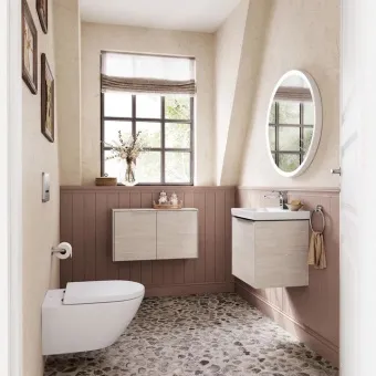 Villeroy & Boch Subway 3.0 Сиденье с крышкой для унитаза, с функцией автоматического опускания (SoftClosing), со снимаемым сиденьем (QuickRelease), 8M42S101