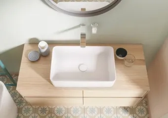 Villeroy & Boch Аксессуары Незапираемый донный клапан с решеткой,с керамической крышкой 75 x 110 x 75 mm, Альпийский белый 68350001