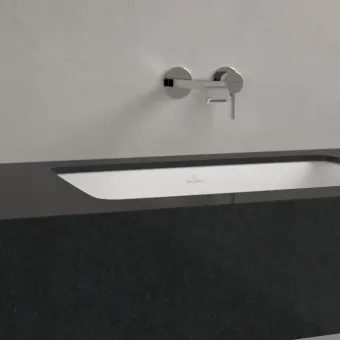 Villeroy & Boch Loop & Friends Раковина для установки под столешницу, внутренний размер 540 x 340 x 135 mm, Альпийский белый, без перелива, наружная сторона покрыта глазурью 4A570101