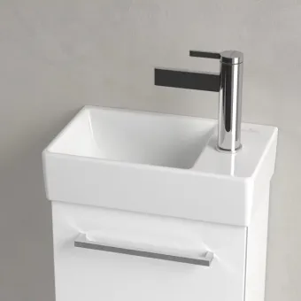 Villeroy & Boch Avento Раковина компактная, 360 x 220 x 110 mm, Альпийский белый, без перелива, см справа 43003L01