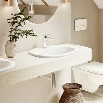 Villeroy & Boch Kлавиша смыва Viconnect 200G, Смыв с 2 объемами, Белое Стекло 922400RE