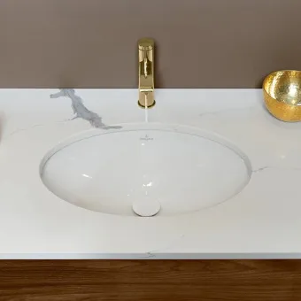 Villeroy & Boch Evana Раковина для установки под столешницу, внутренний размер 615 x 415 x 165 mm, Альпийский белый, с переливом 61440001