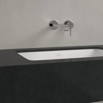 Villeroy & Boch Loop & Friends Раковина для установки под столешницу, внутренний размер 540 x 340 x 135 mm, Альпийский белый, без перелива, наружная сторона покрыта глазурью 4A570101
