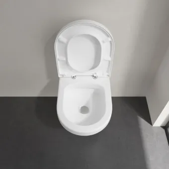 Villeroy & Boch Architectura Сиденье с крышкой для унитаза, с функцией автоматического опускания (SoftClosing), со снимаемым сиденьем (QuickRelease), Альпийский белый 98M9C101
